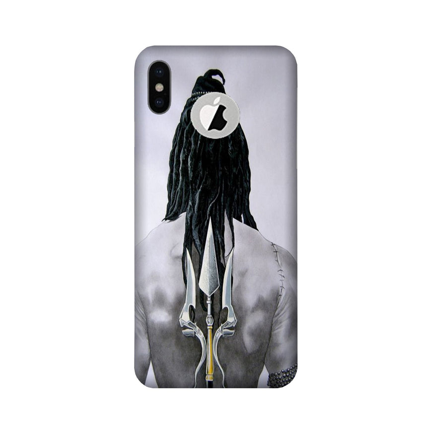 Lord Shiva Case for iPhone Xs logo cut   (Design - 135)