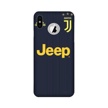 Jeep Juventus Mobile Back Case for iPhone Xs logo cut   (Design - 161)