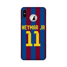 Neymar Jr Mobile Back Case for iPhone Xs logo cut   (Design - 162)
