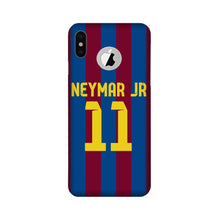 Neymar Jr Mobile Back Case for iPhone Xs logo cut   (Design - 162)