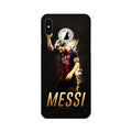 Messi Case for iPhone Xs logo cut   (Design - 163)