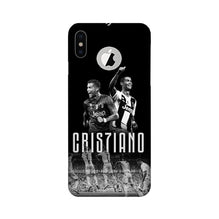 Cristiano Mobile Back Case for iPhone Xs logo cut   (Design - 165)