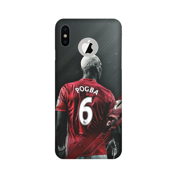 Pogba Case for iPhone Xs logo cut   (Design - 167)