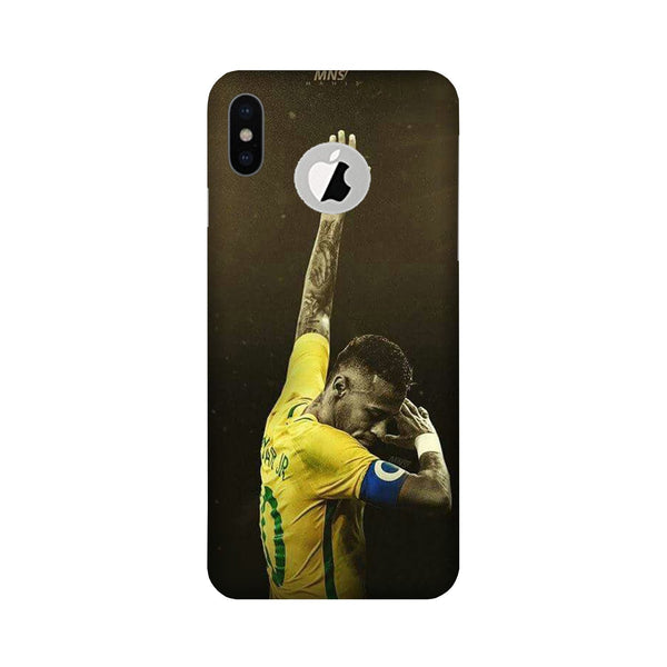 Neymar Jr Case for iPhone Xs logo cut   (Design - 168)