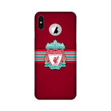 Liverpool Mobile Back Case for iPhone Xs logo cut   (Design - 171)