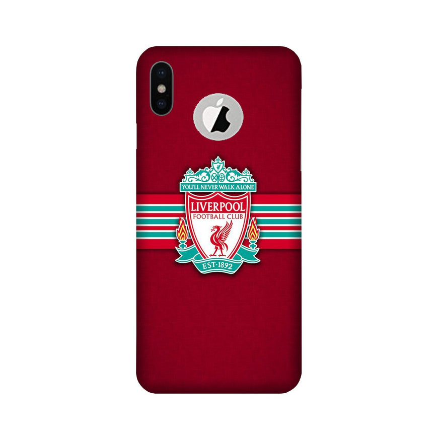 Liverpool Case for iPhone Xs logo cut   (Design - 171)