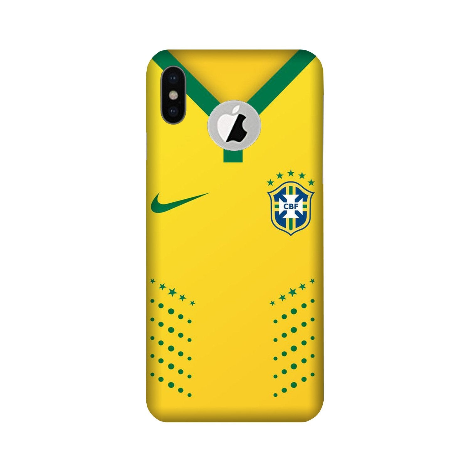 Brazil Case for iPhone Xs logo cut (Design - 176)
