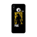 Pubg Winner Winner Case for iPhone Xs logo cut   (Design - 177)