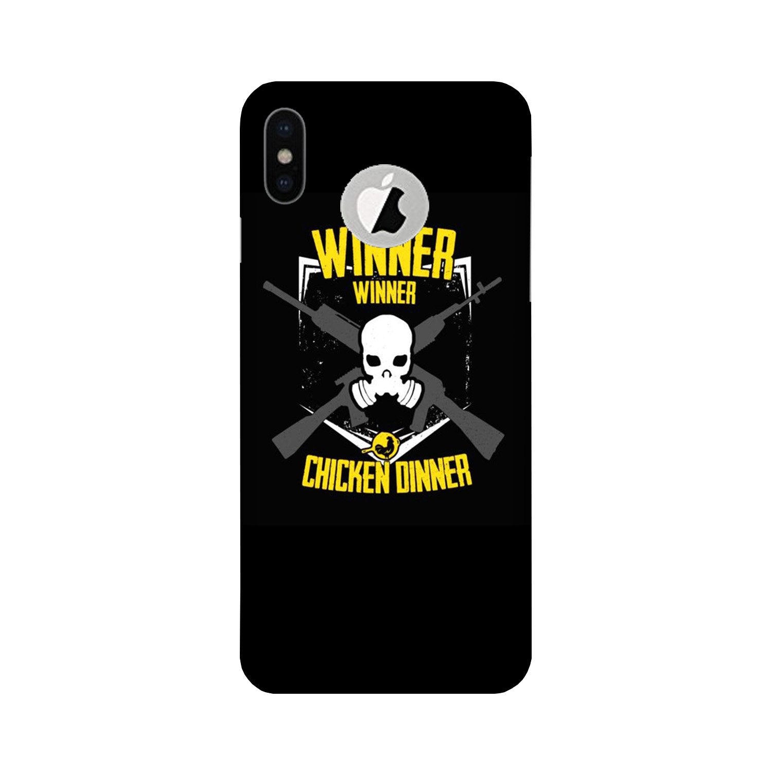 Winner Winner Chicken Dinner Case for iPhone Xs logo cut (Design - 178)