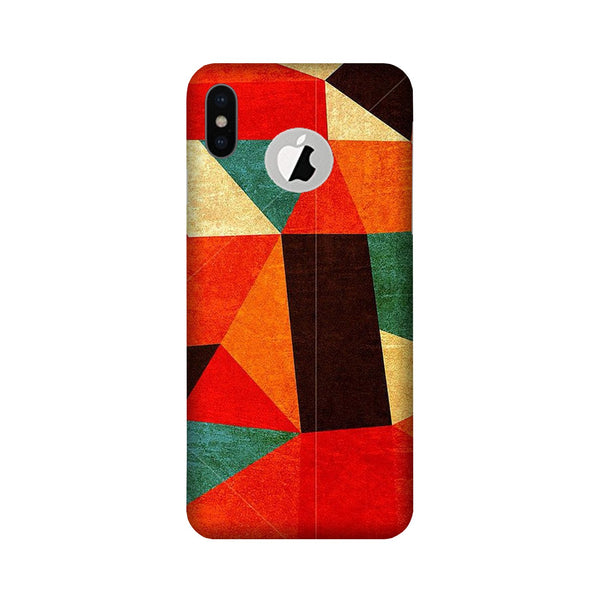 Modern Art Case for iPhone Xs logo cut  (Design - 203)