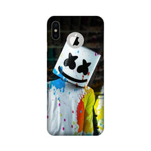 Marsh Mellow Mobile Back Case for iPhone Xs logo cut  (Design - 220)