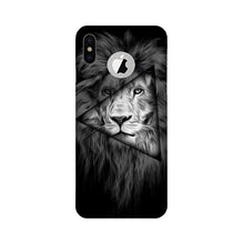 Lion Star Mobile Back Case for iPhone Xs logo cut  (Design - 226)