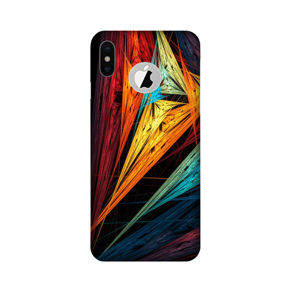 Modern Art Case for iPhone Xs logo cut  (Design No. 229)