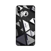 Modern Art Mobile Back Case for iPhone Xs logo cut  (Design - 230)