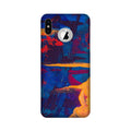 Modern Art Case for iPhone Xs logo cut  (Design No. 238)