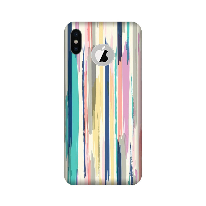 Modern Art Case for iPhone Xs logo cut  (Design No. 241)