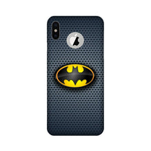 Batman Mobile Back Case for iPhone Xs logo cut  (Design - 244)