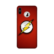 Flash Mobile Back Case for iPhone Xs logo cut  (Design - 252)