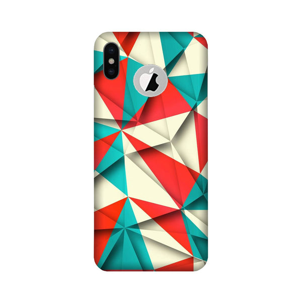 Modern Art Case for iPhone Xs logo cut  (Design No. 271)