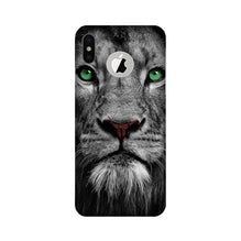 Lion Mobile Back Case for iPhone Xs logo cut  (Design - 272)