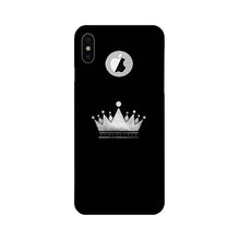 King Mobile Back Case for iPhone Xs logo cut  (Design - 280)