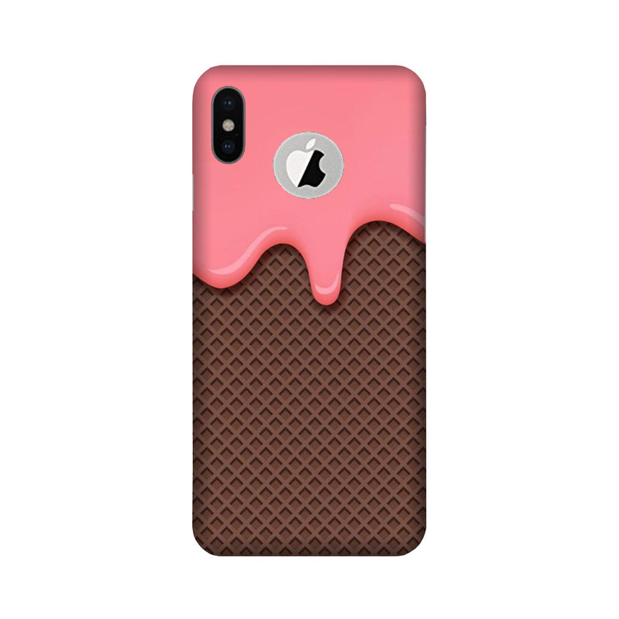 IceCream Case for iPhone Xs logo cut  (Design No. 287)