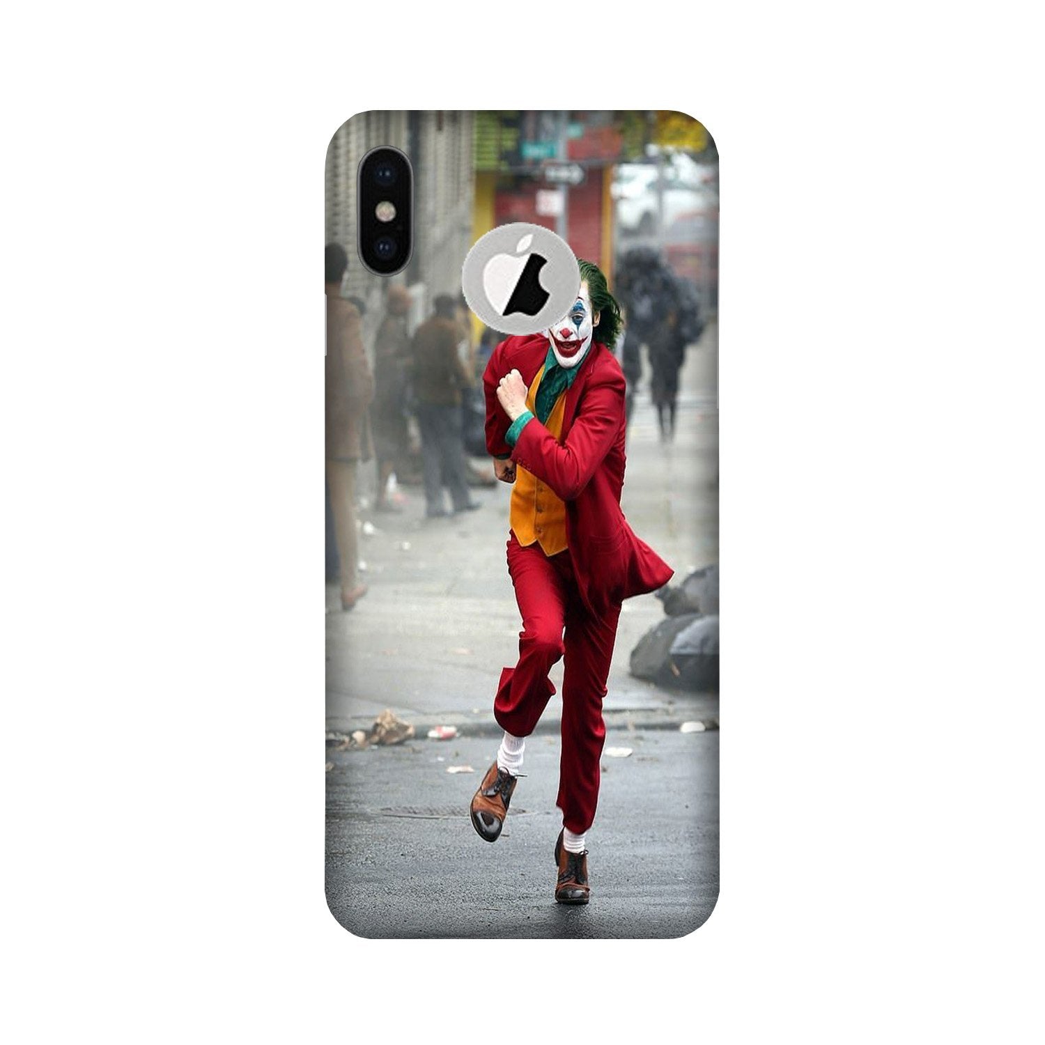Joker Mobile Back Case for iPhone Xs Logo Cut (Design - 303)