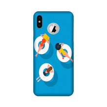 Girlish Mobile Back Case for iPhone Xs Logo Cut (Design - 306)