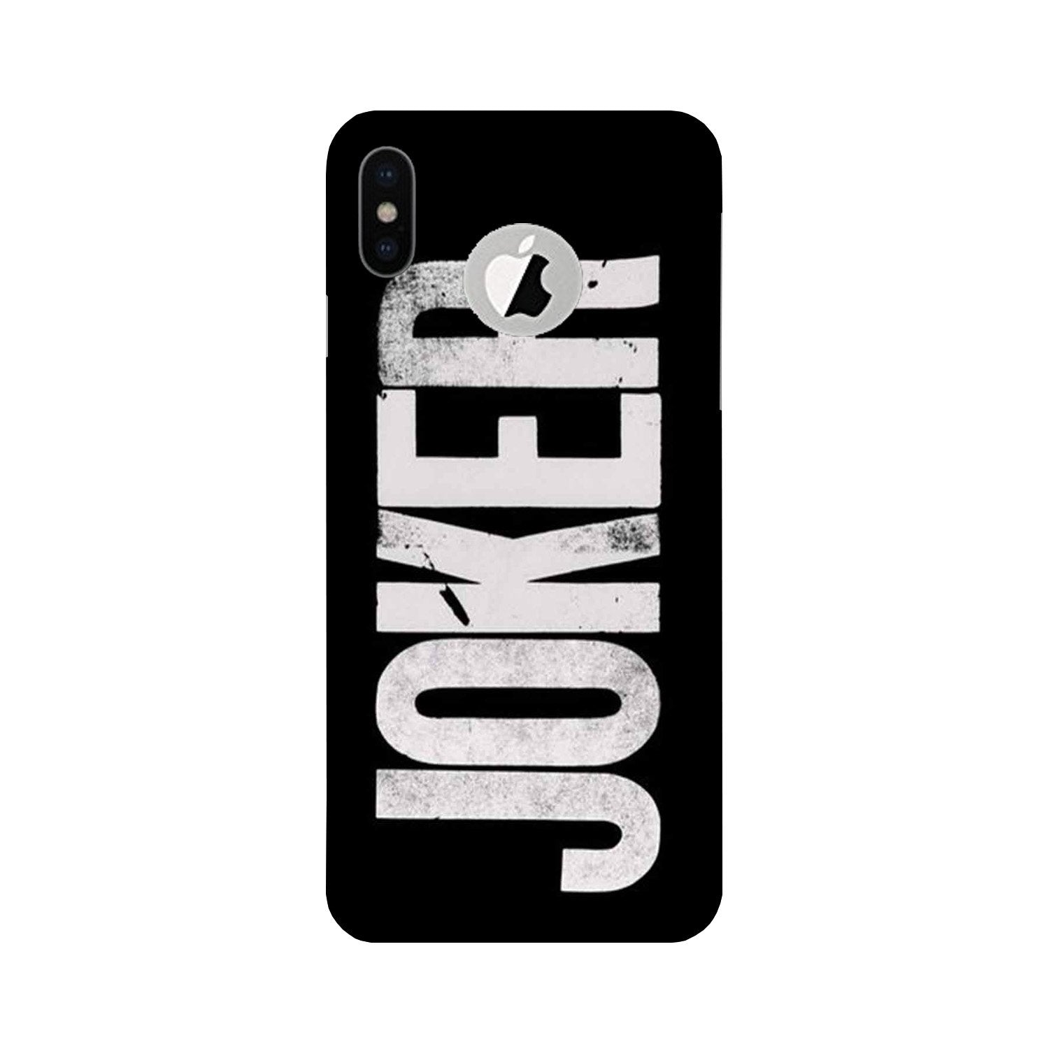 Joker Mobile Back Case for iPhone Xs Logo Cut (Design - 327)