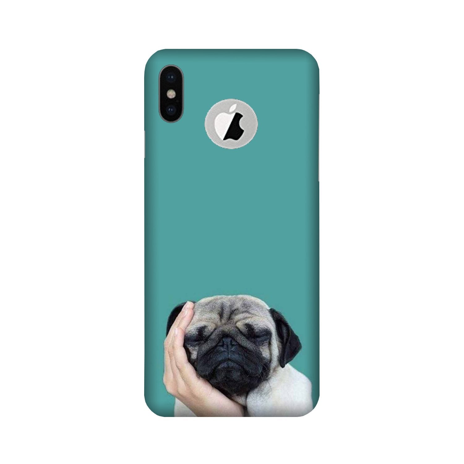 Puppy Mobile Back Case for iPhone Xs Logo Cut (Design - 333)