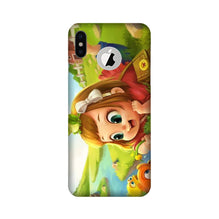 Baby Girl Mobile Back Case for iPhone Xs Logo Cut (Design - 339)