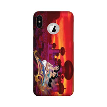 Aladdin Mobile Back Case for iPhone Xs Logo Cut (Design - 345)