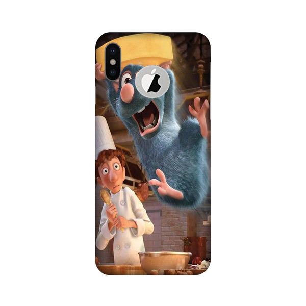 Ratatouille Mobile Back Case for iPhone Xs Logo Cut (Design - 347)