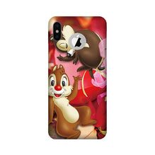 Chip n Dale Mobile Back Case for iPhone Xs Logo Cut (Design - 349)