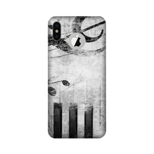 Music Mobile Back Case for iPhone Xs Logo Cut (Design - 394)