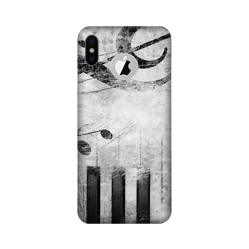 Music Mobile Back Case for iPhone Xs Logo Cut (Design - 394)