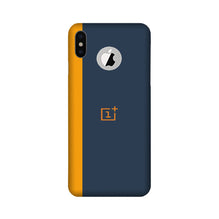 Oneplus Logo Mobile Back Case for iPhone Xs Logo Cut (Design - 395)