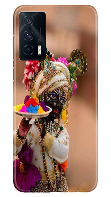 Lord Krishna2 Mobile Back Case for Vivo iQOO 7 (Design - 17)