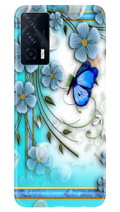 Blue Butterfly Case for Vivo iQOO 7