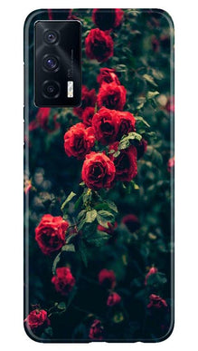 Red Rose Mobile Back Case for Vivo iQOO 7 (Design - 66)