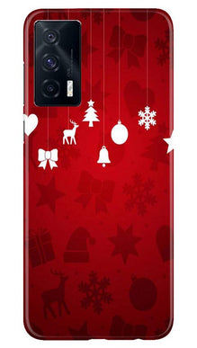 Christmas Mobile Back Case for Vivo iQOO 7 (Design - 78)