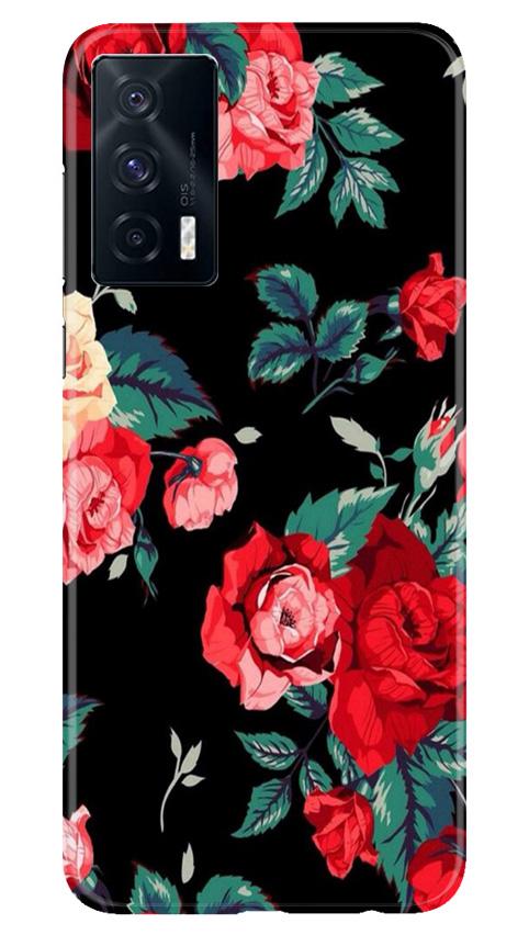 Red Rose2 Case for Vivo iQOO 7