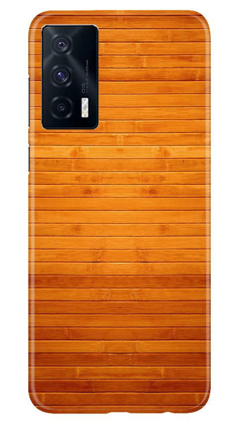 Wooden Look Case for Vivo iQOO 7  (Design - 111)
