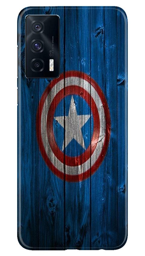 Captain America Superhero Case for Vivo iQ007  (Design - 118)