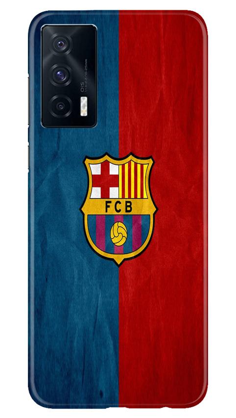 FCB Football Case for Vivo iQOO 7  (Design - 123)