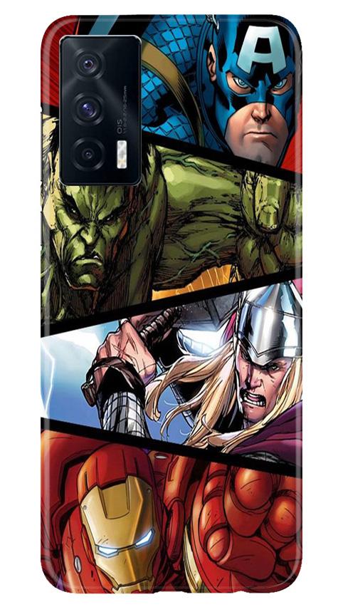 Avengers Superhero Case for Vivo iQOO 7  (Design - 124)