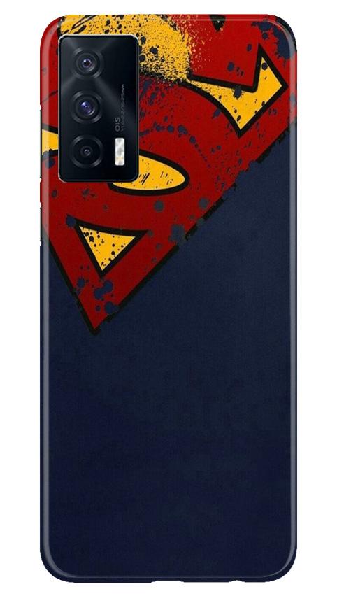 Superman Superhero Case for Vivo iQOO 7  (Design - 125)