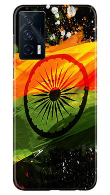 Indian Flag Mobile Back Case for Vivo iQOO 7  (Design - 137)