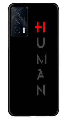 Human Mobile Back Case for Vivo iQOO 7  (Design - 141)