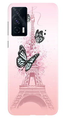 Eiffel Tower Mobile Back Case for Vivo iQOO 7 (Design - 211)